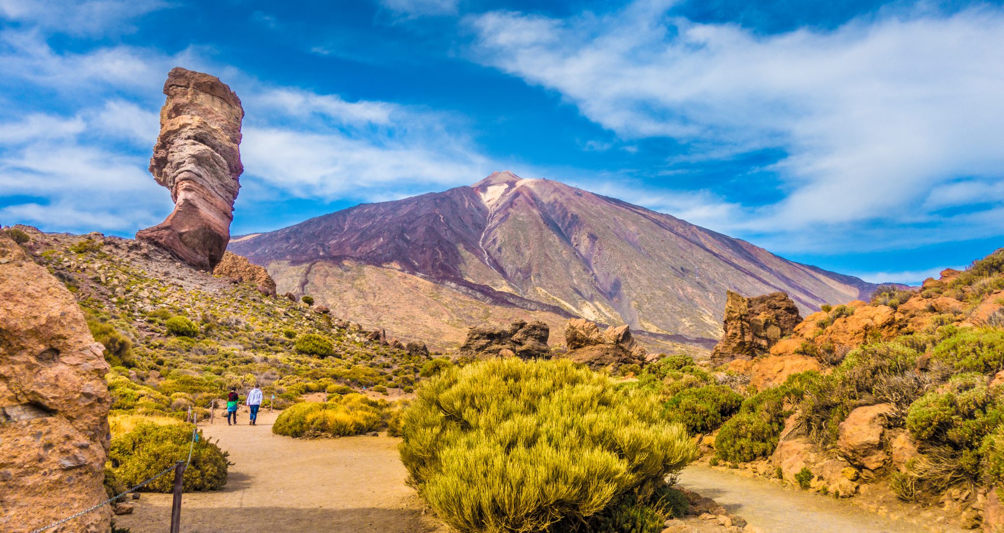 Teide Nationalpark
Vulkanlandschaft rund um den höchsten Berg Spaniens mit Lavafeldern und weiten Ebenen.