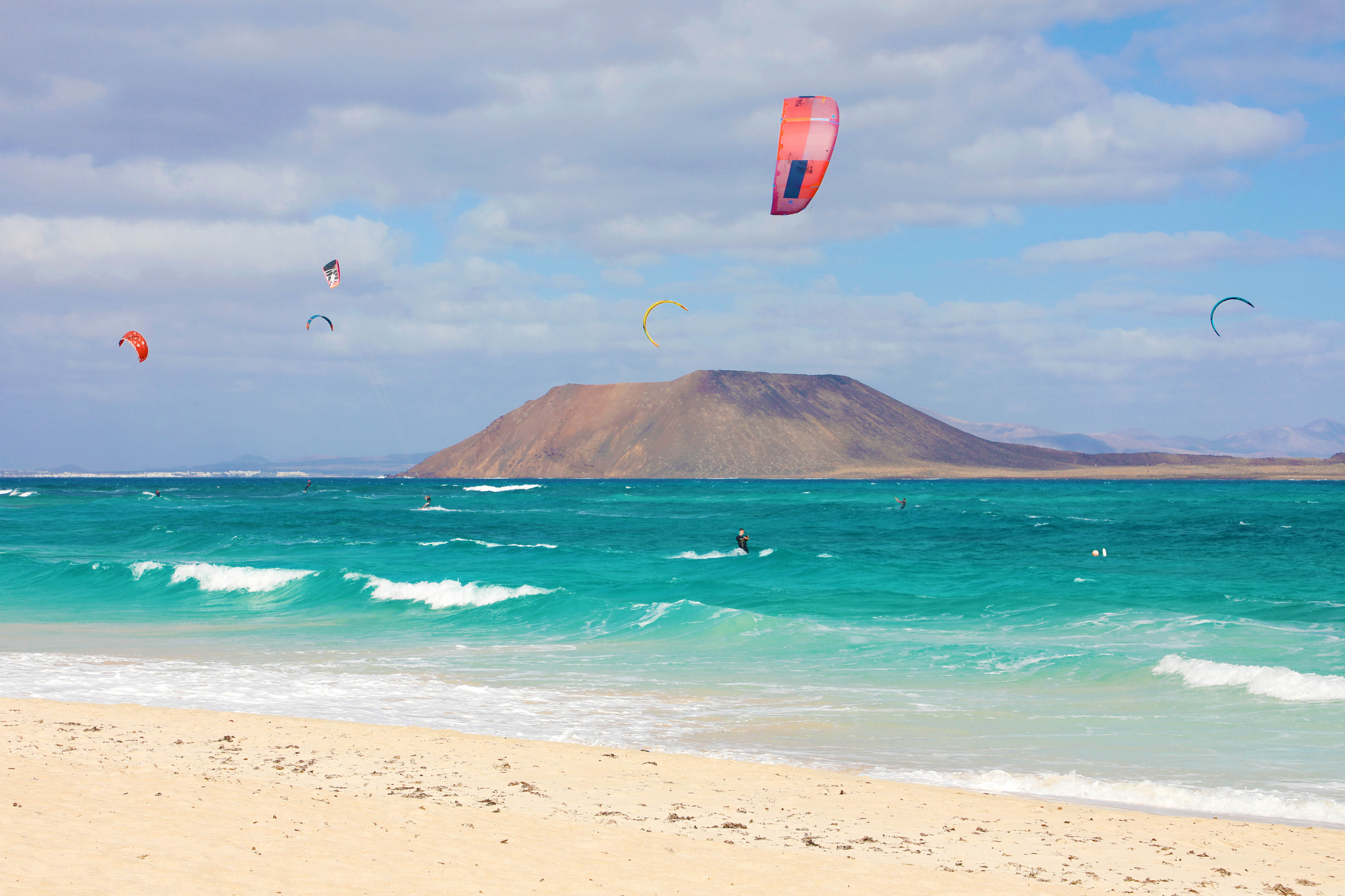 Kitesurfen Isla de Lobos Fuerteventura