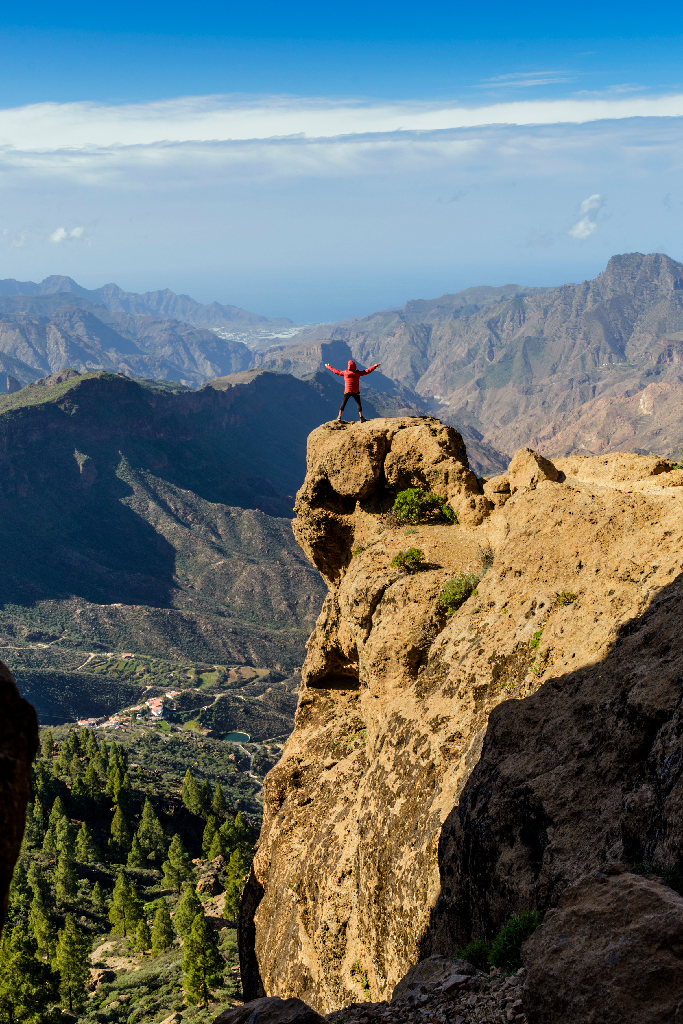 Barranco Schlucht Berglandschaft Gran Canaria