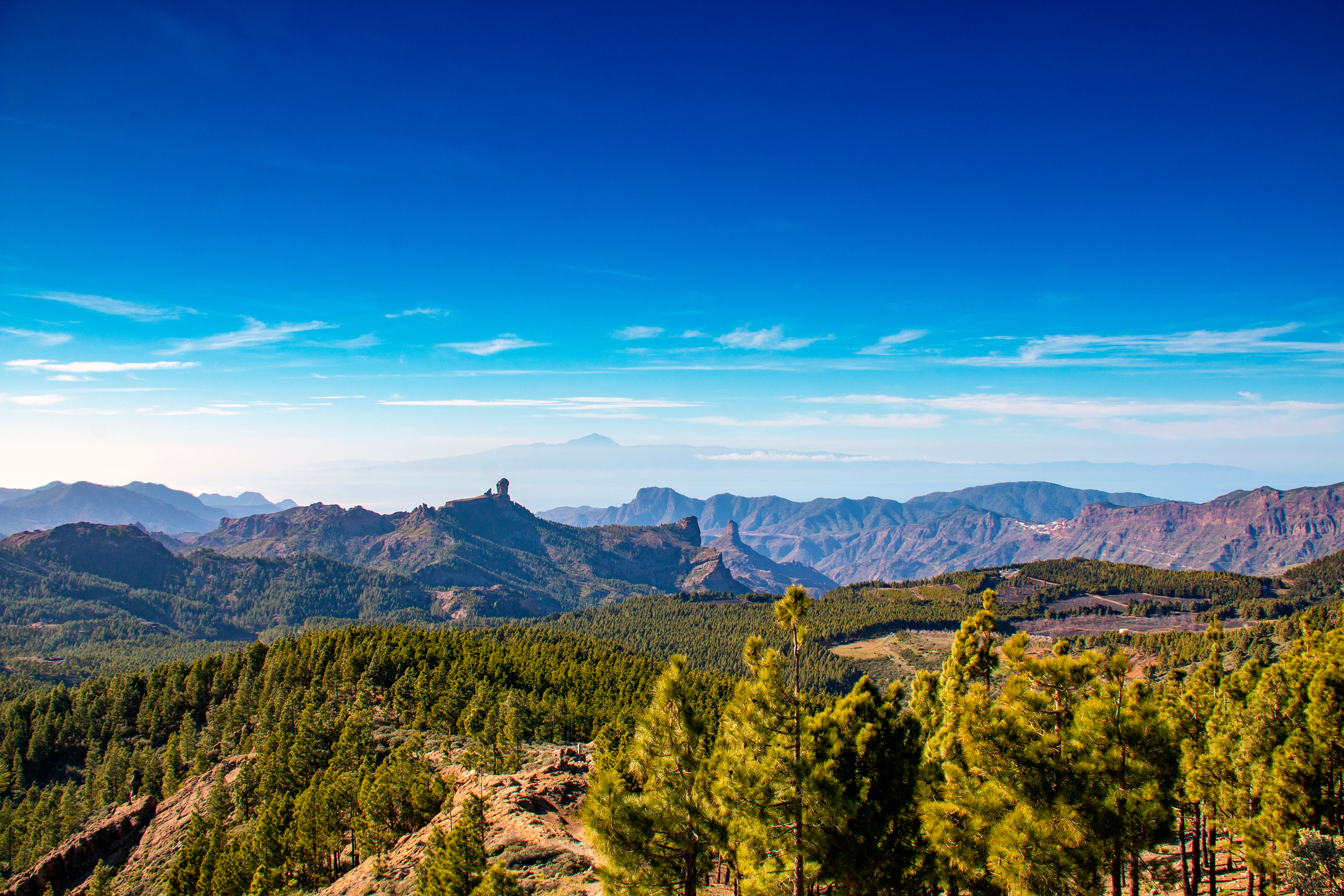 Gran Canaria Hochland Bergpanorama
