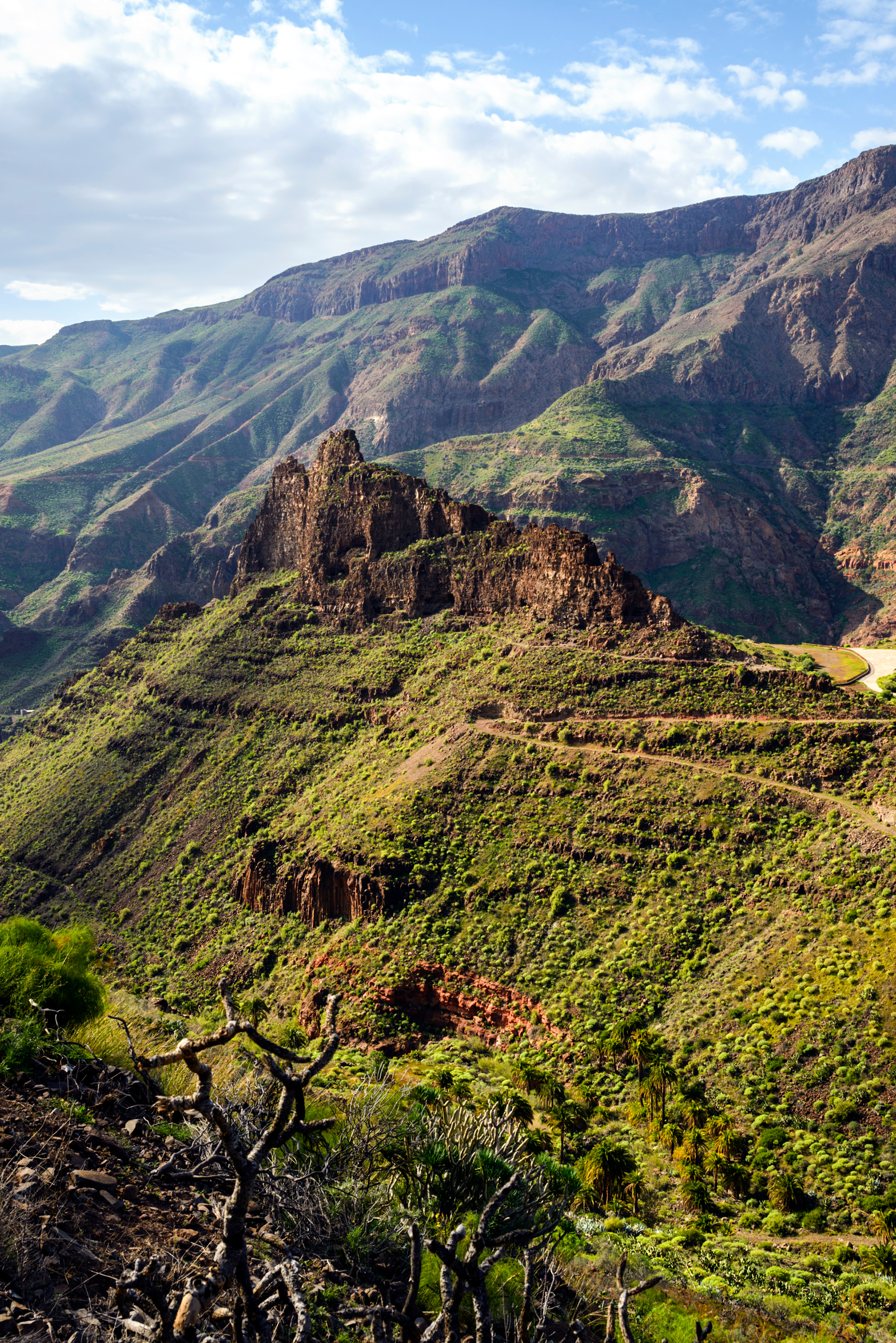 Roque Nublo Felsen Panorama Gran Canaria